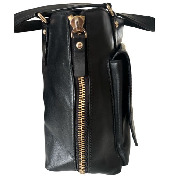 Kate spade new york Varick Street Suede Austin black Shoulder bag Leather Tote - Picture 6 of 9